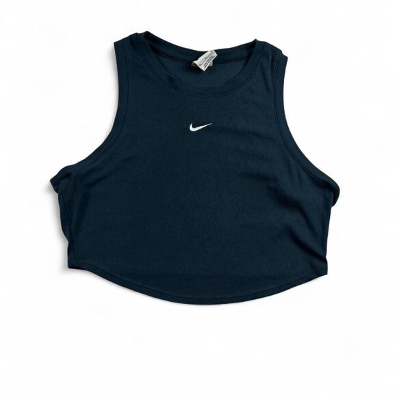 Nike Tops - Nike Blue Cropped Tank Top Women’s Size M Athletic Workout Athleisure